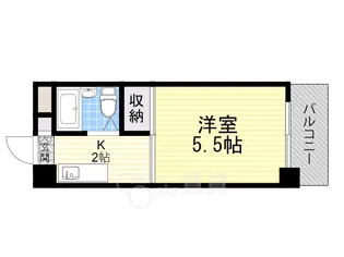 コーポ丸松【5階】の間取り