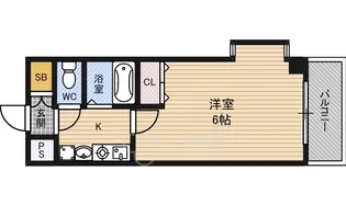 エスリード福島駅前【11階】の間取り