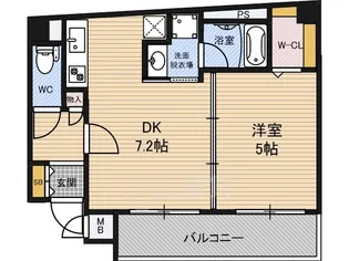 セイワパレス新梅田【2階】の間取り