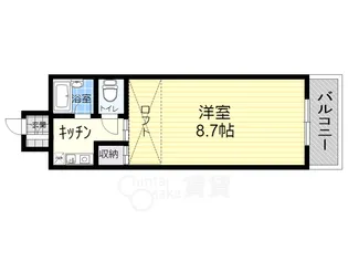 1Kの間取り画像