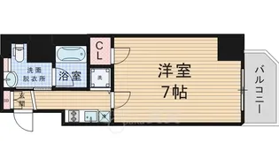 ファーストステージ京町堀レジデンス【9階】の間取り