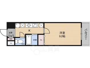 アーバンコート福島【6階】の間取り
