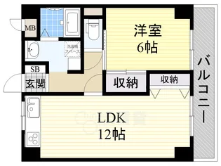 ロベリア弐番館【7階】の間取り