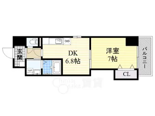 ジェルメ【4階】の間取り