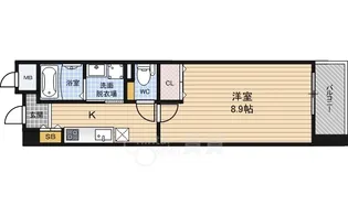 エスポルテ福島【10階】の間取り