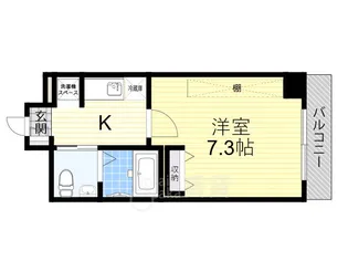 セイワパレス堂島シティ【2階】の間取り