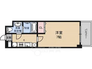 ラクラス福島野田【7階】の間取り