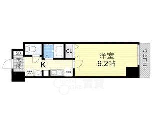 アーバンコート福島【2階】の間取り