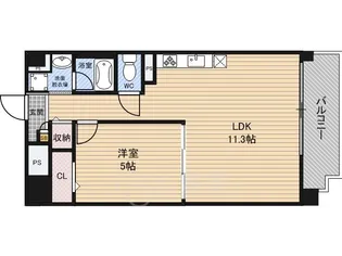 海老江サンライズ【4階】の間取り