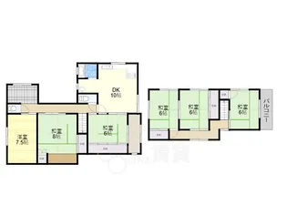 大阪府吹田市泉町5丁目【一戸建】の間取り