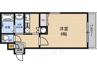 ジュネーゼ野田エコール【5階】の間取り