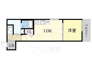 フジパレス川口【3階】の間取り