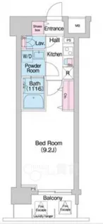 1Kの間取り画像