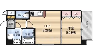Choei65プレジオ中津【7階】の間取り