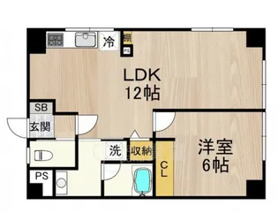 アルカディアイン【5階】の間取り