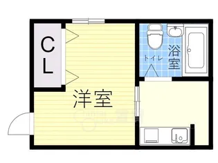 エーキューライフ海老江【1階】の間取り
