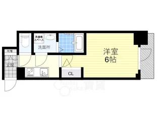 エスリードレジデンス大阪本町【10階】の間取り