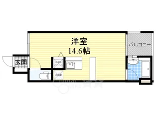 匠空KYOMACHIBORI【4階】の間取り