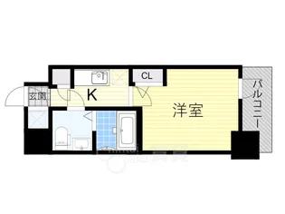 エスリードレジデンス梅田フロント【7階】の間取り