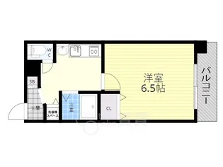 プレサンス梅田インテルノ【7階】の間取り