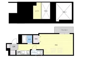 エステムコート大阪・中之島南【8階】の間取り