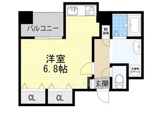 サンフレスカ福島【6階】の間取り