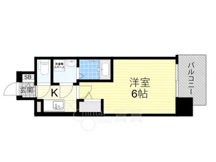 エスリードレジデンスグラン大阪福島ノース【4階】の間取り