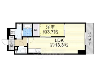 Sarnath海老江【3階】の間取り