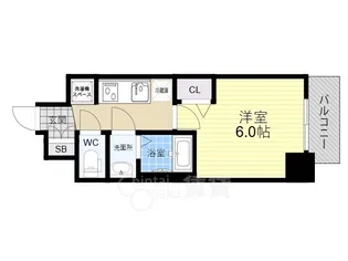 プレサンス海老江ジャルダン【5階】の間取り