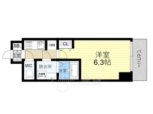 S-RESIDENCE福島玉川Tres【11階】の間取り