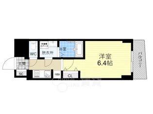 S-RESIDENCE福島玉川Tres【7階】の間取り