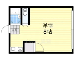 奥内土佐堀西マンション【402号室】の間取り