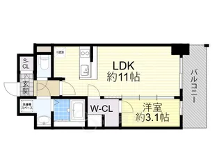 リヴェント福島野田【6階】の間取り