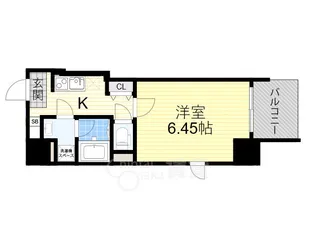 Luce Kujonishi【3階】の間取り