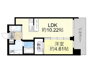プレジオ阿波座【12階】の間取り