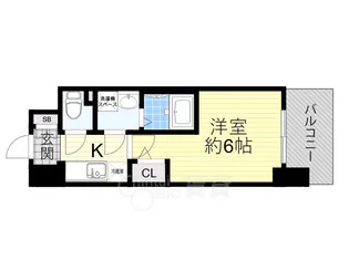 エスリードレジデンス梅田グランゲート【5階】の間取り