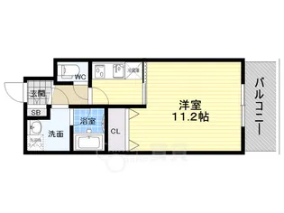 アーバネックス福島【3階】の間取り