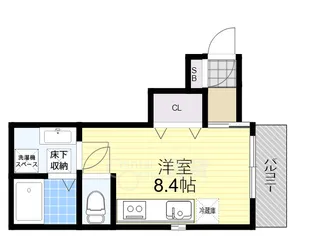 パークス石橋阪大前【1階】の間取り