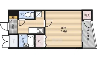 モンテ新大阪【5階】の間取り