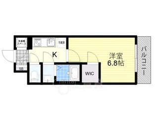 ファーストフィオーレ吹田パティオ【3階】の間取り