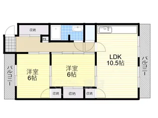 小曽根マンション【3階】の間取り