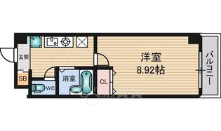アルビオン新北野【3階】の間取り