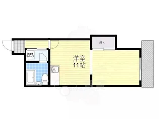 メゾンサプリーム【2階】の間取り