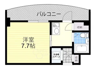 グランリッチ箕面【4階】の間取り
