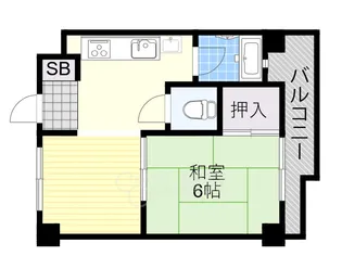 大阪府大阪市東淀川区豊里6丁目【マンション】の間取り