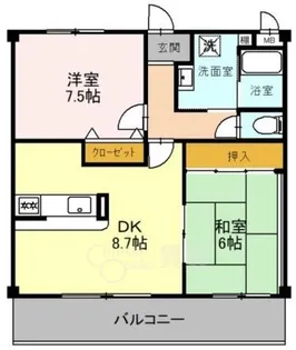 ソレーユ関西【2階】の間取り