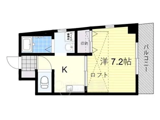 セレスト川西【7階】の間取り
