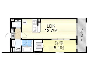 Le・Ciel・Bleu(ル・シェル・ブルー)【3階】の間取り