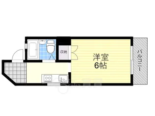 エレガンス中桜塚【2階】の間取り