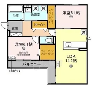 D-residence服部本町【3階】の間取り